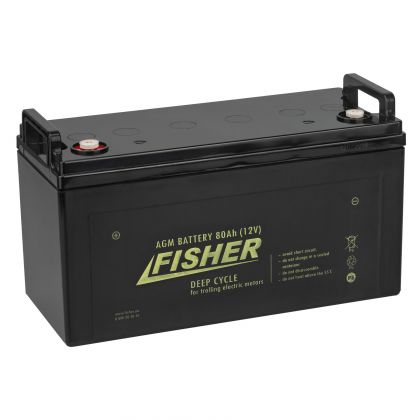 AGM акумулятор 80Ah Fisher 12B по лучшей цене - 0 грн
