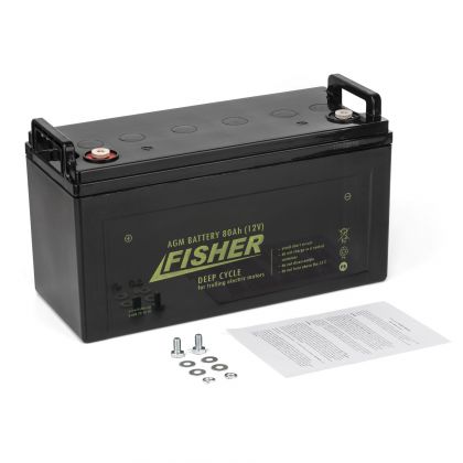 AGM акумулятор 80Ah Fisher 12B по лучшей цене - 0 грн