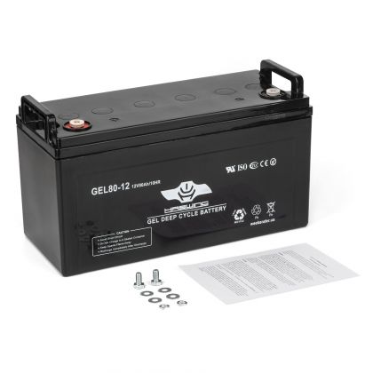 Гелевий акумулятор 12V 80Ah Haswing по лучшей цене - 0 грн